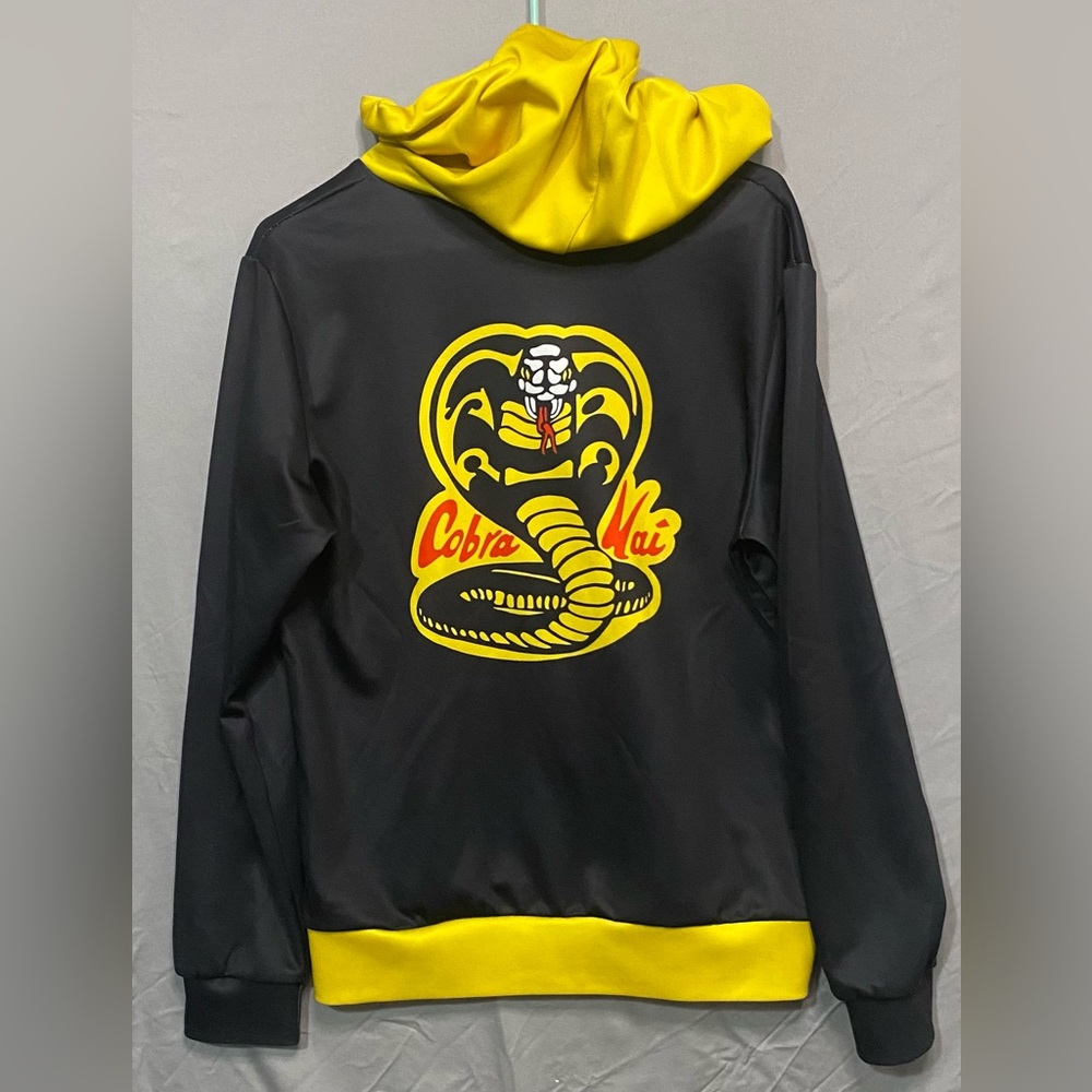 Cobra Kai, Karate Kid full zip men’s size Medium/Large, Like New